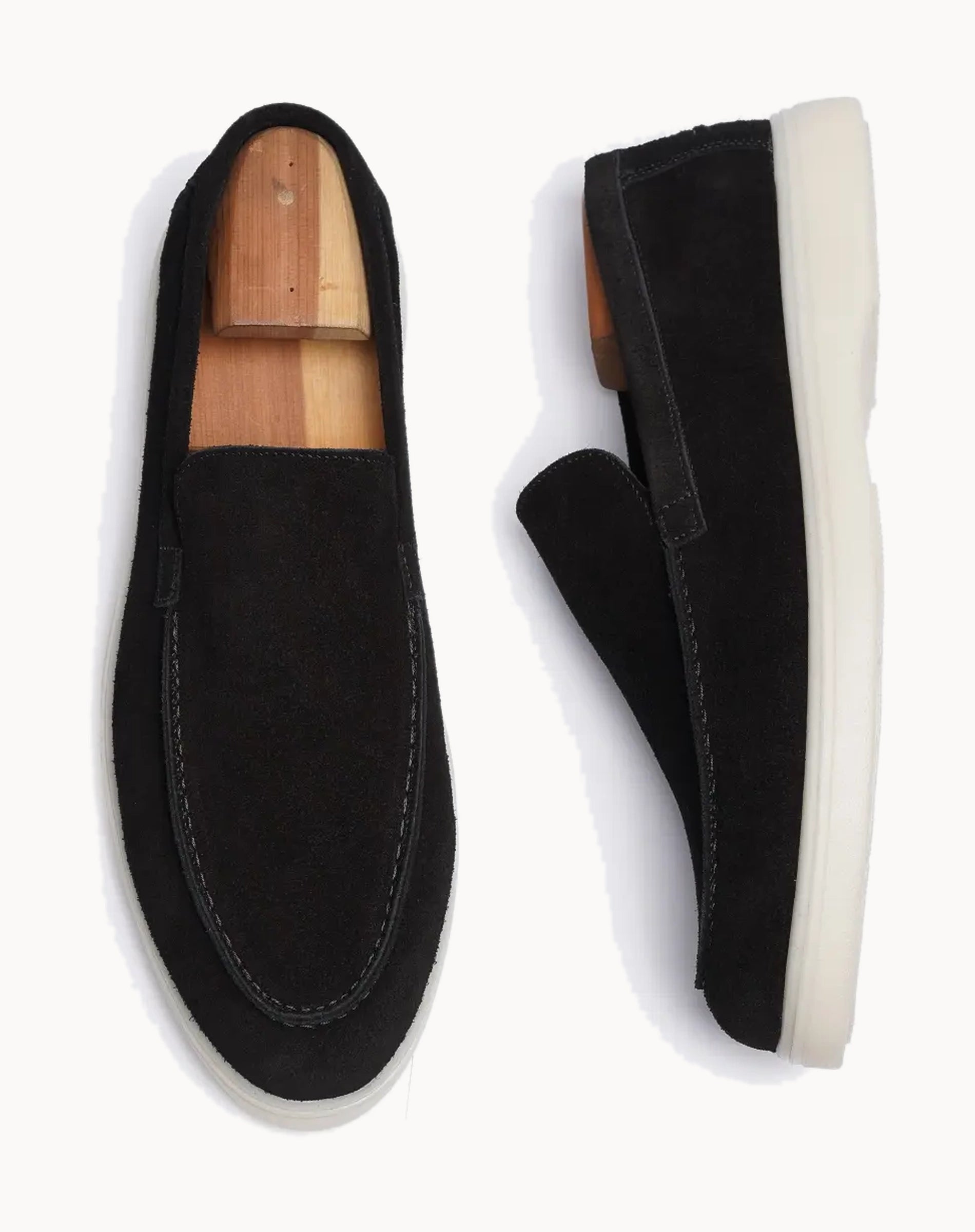 Men's Suede Slip-On Loafers Milano Casual Shoes