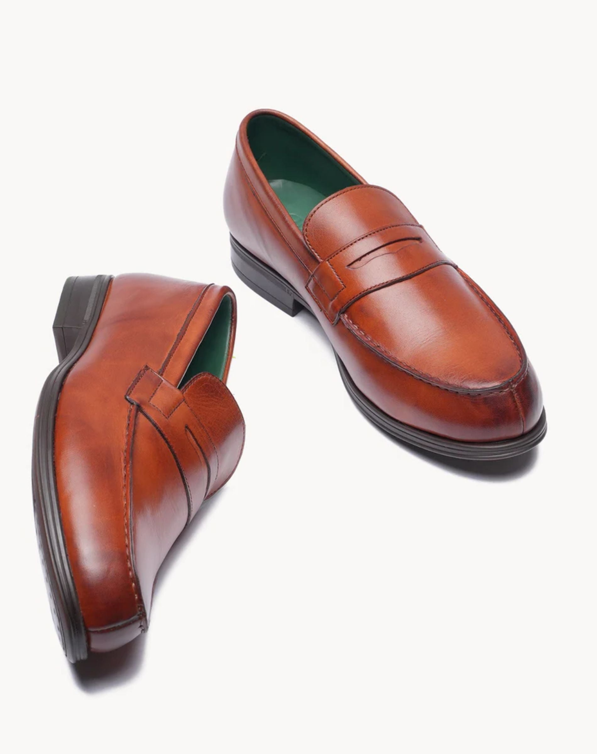 Men's Leather Penny Loafers