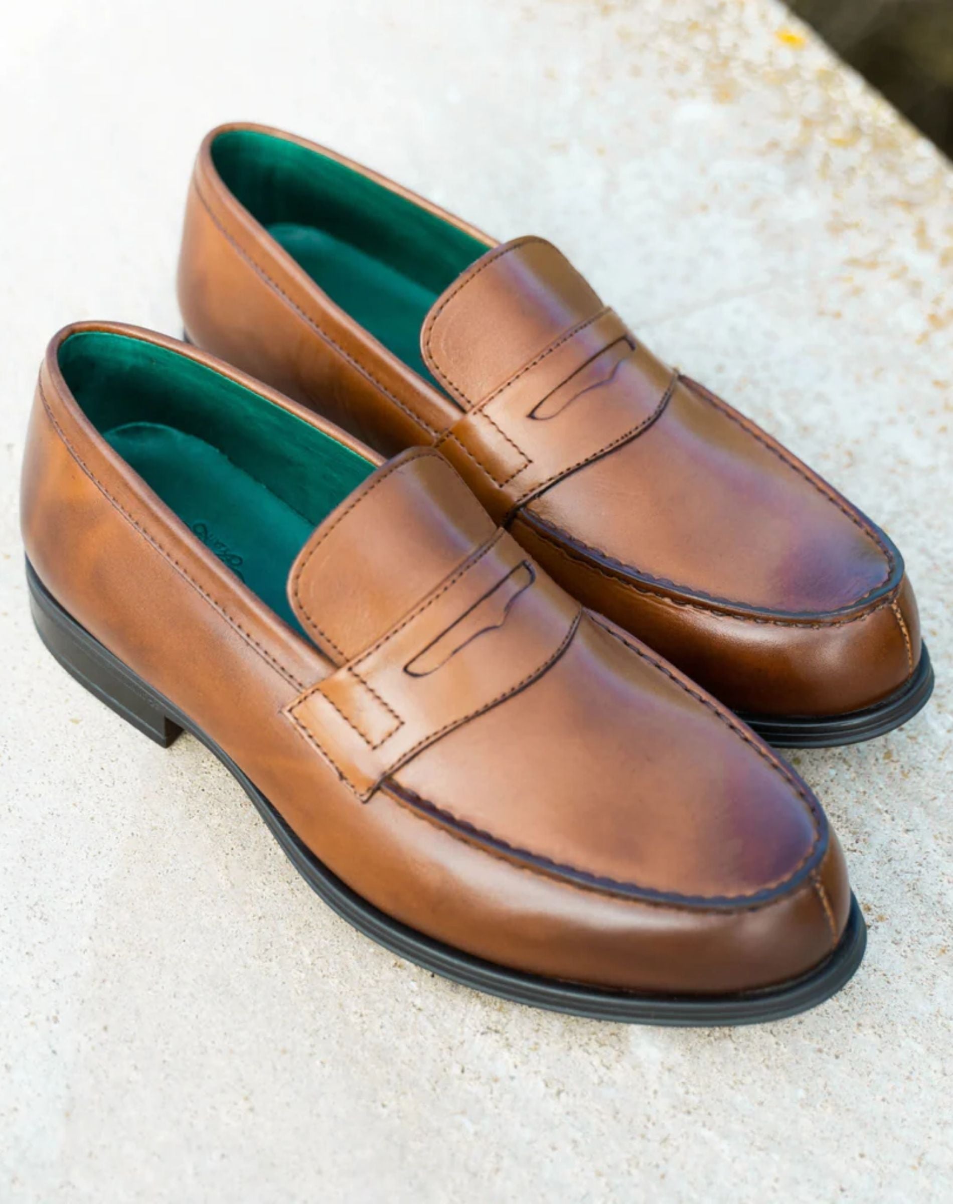 Men's Leather Penny Loafers