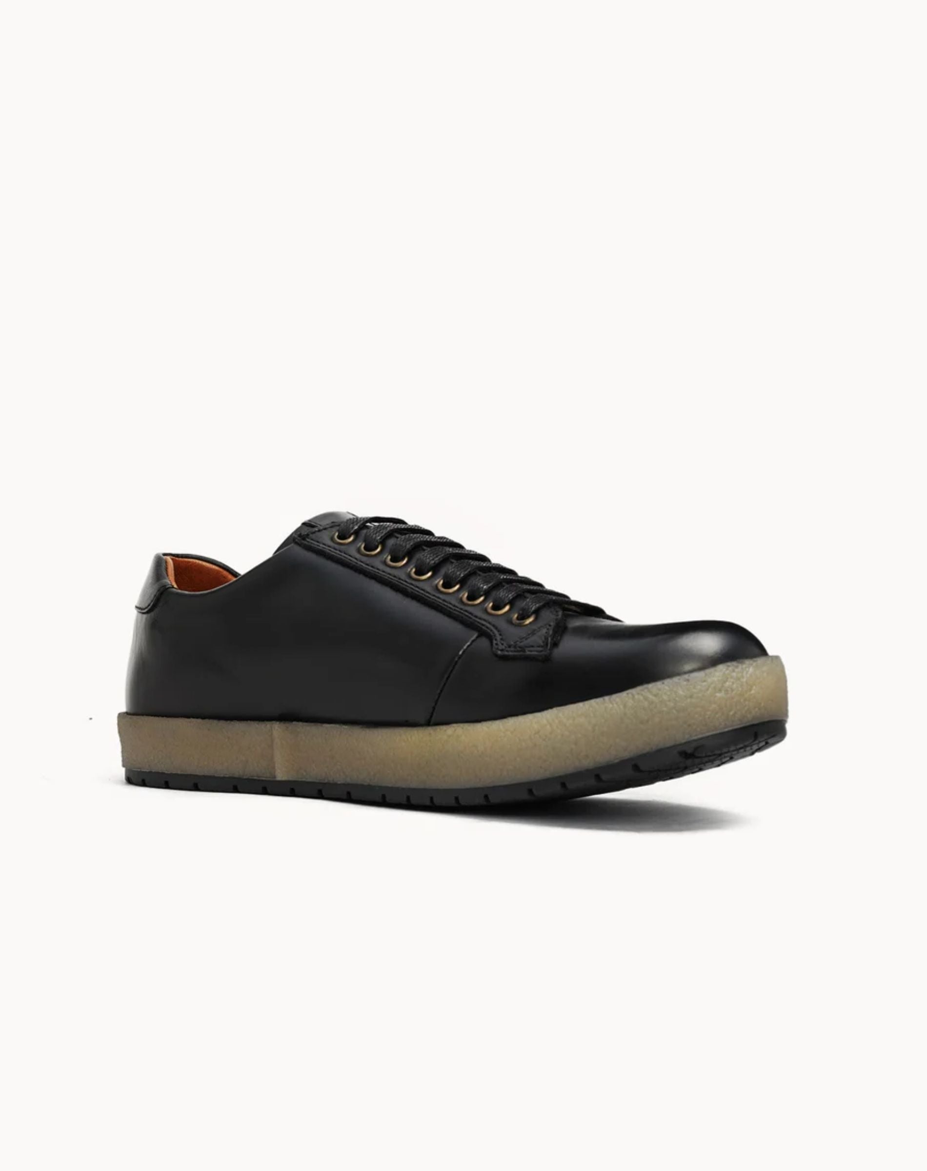 Men's Leather Platform Sneakers Casual Shoes