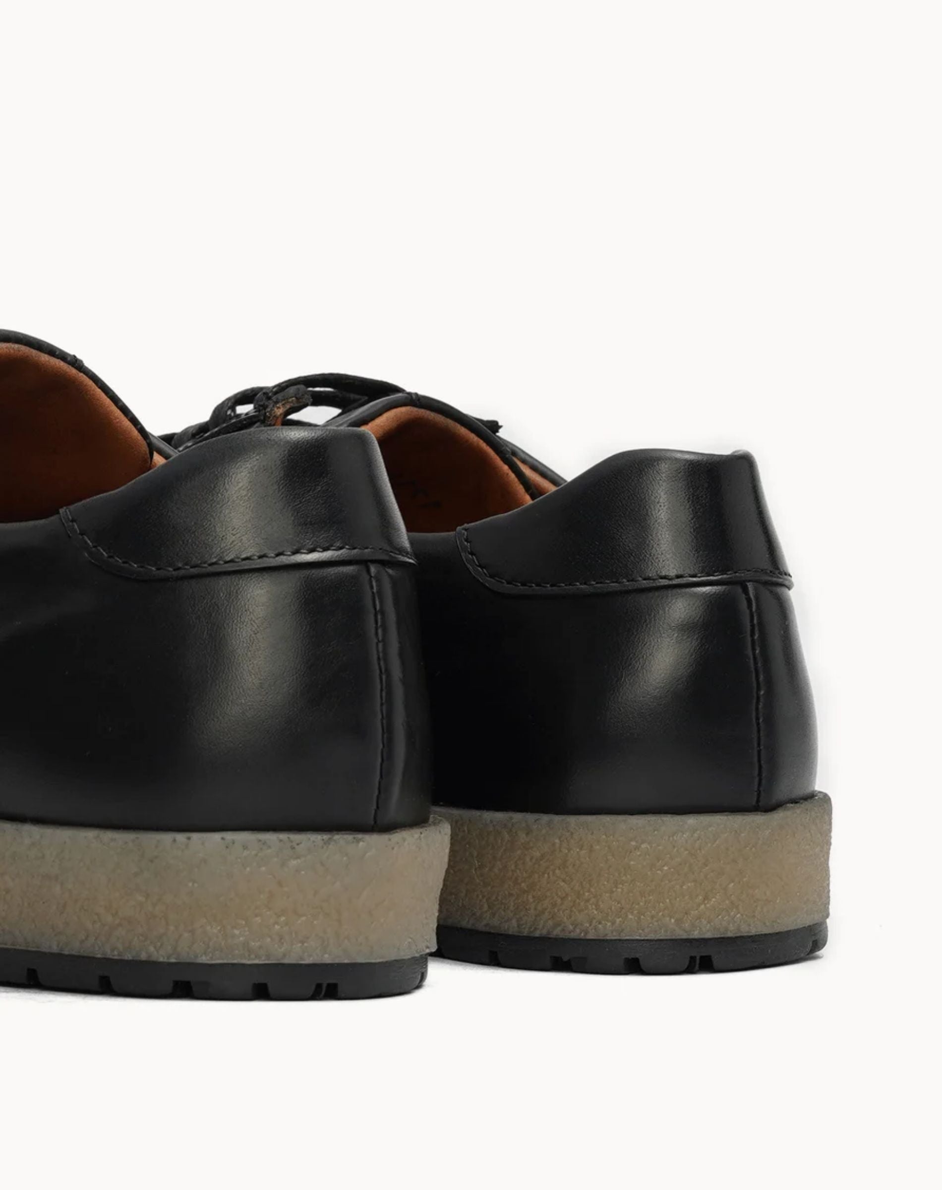 Men's Leather Platform Sneakers Casual Shoes