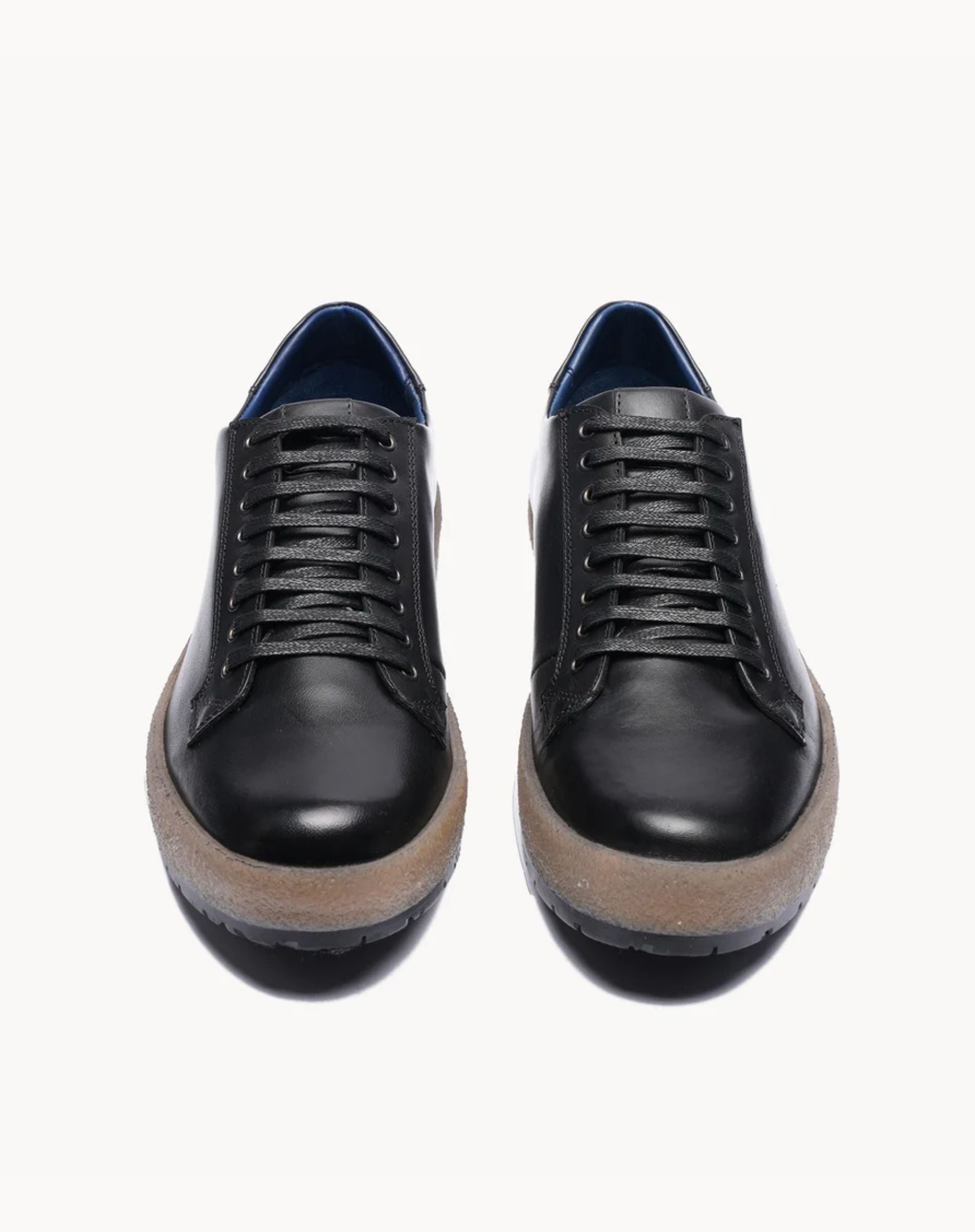 Men's Leather Platform Sneakers Casual Shoes